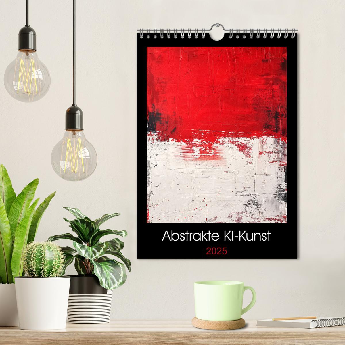 Bild: 9783383829994 | Abstrakte KI-Kunst (Wandkalender 2025 DIN A4 hoch), CALVENDO...