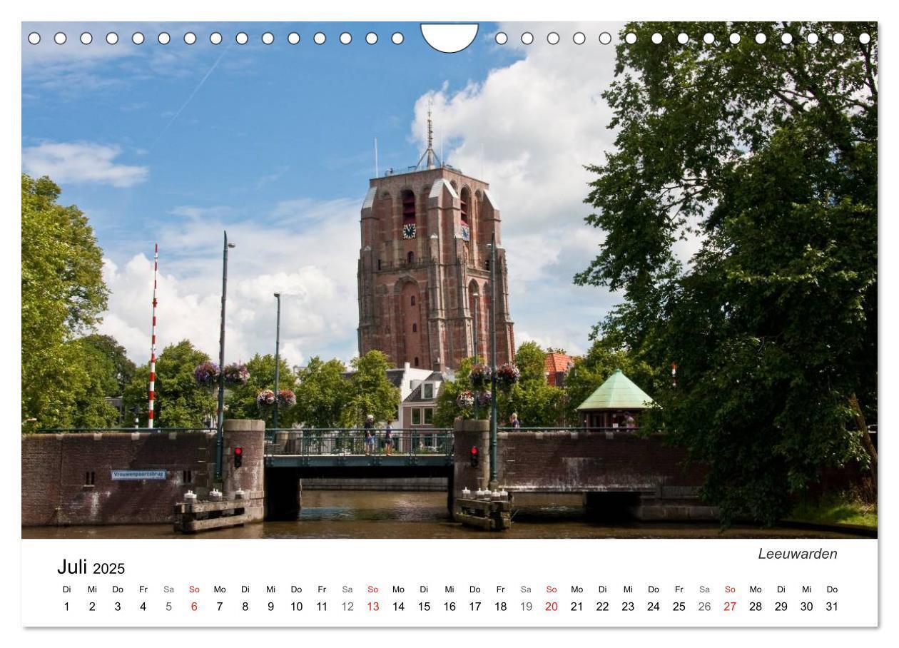 Bild: 9783435504565 | Friesland - Fryslan (Wandkalender 2025 DIN A4 quer), CALVENDO...