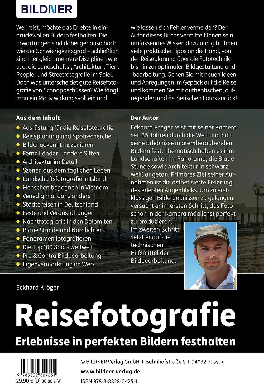 Rückseite: 9783832804251 | Reisefotografie | Erlebnisse in perfekten Bildern festhalten | Kröger