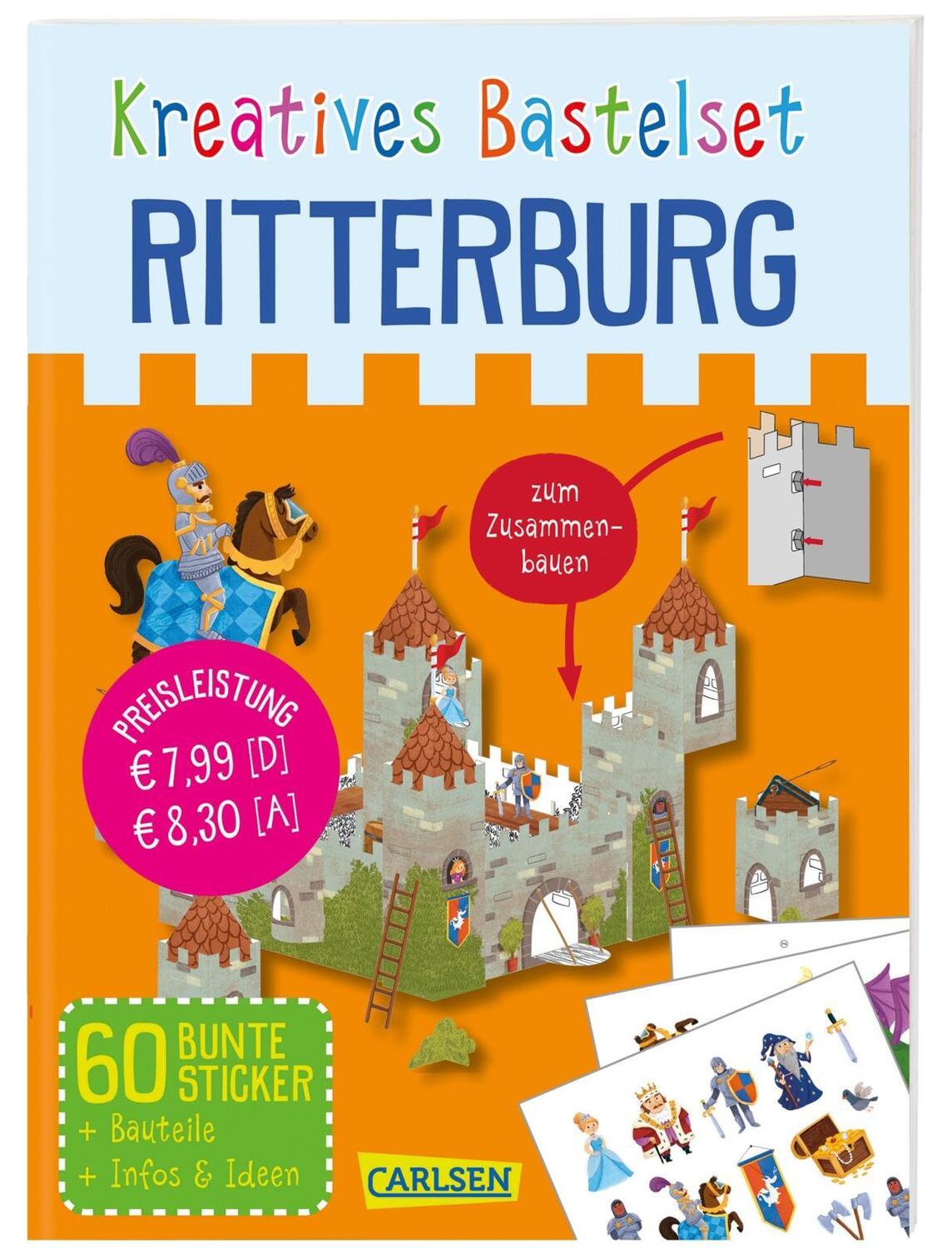 Cover: 9783551190260 | Bastelspaß für Kinder: Kreatives Bastelset: Ritterburg | Anton Poitier