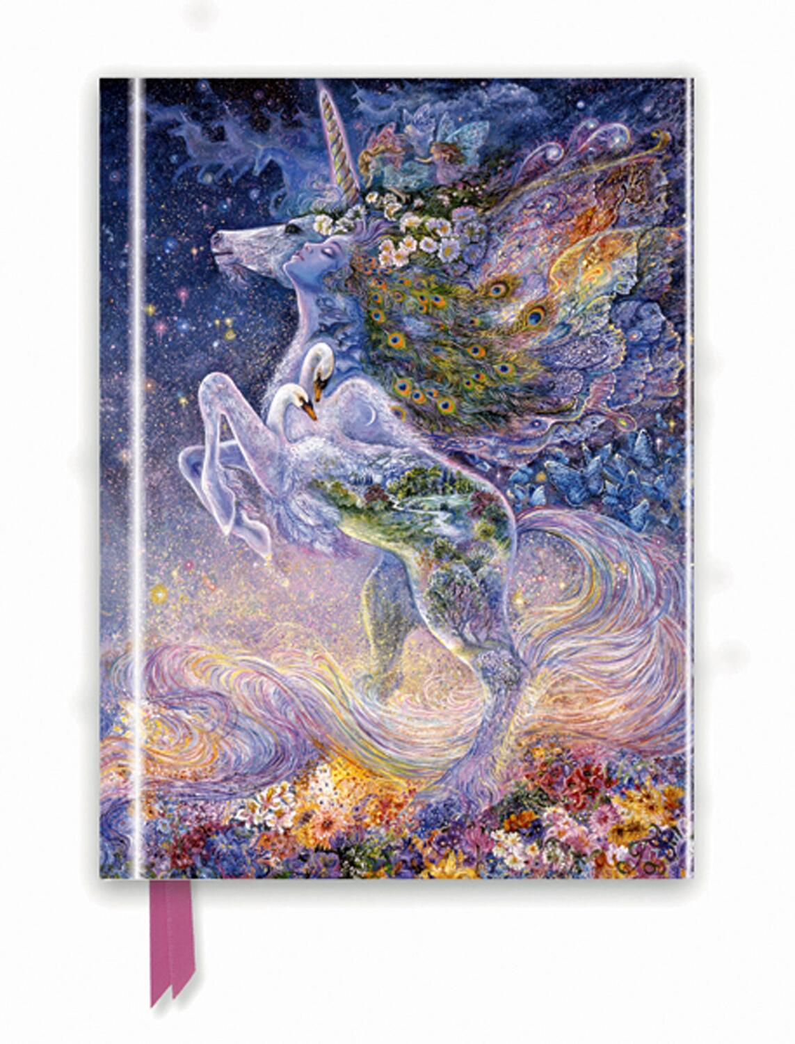 Cover: 9781786641502 | Josephine Wall: Soul of a Unicorn (Foiled Journal) | Flame Tree Studio
