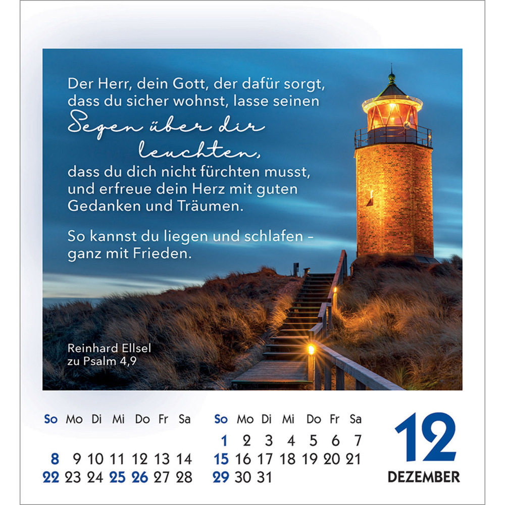 Bild: 9783754890141 | Du bist mein Lichtblick 2024 | Leuchttürme und Meer | Kalender | 14 S.