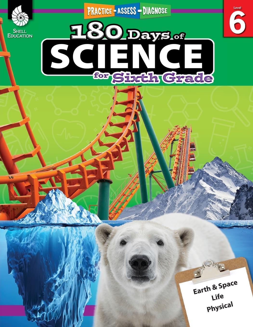 Cover: 9781425814120 | 180 Days of Science for Sixth Grade | Practice, Assess, Diagnose