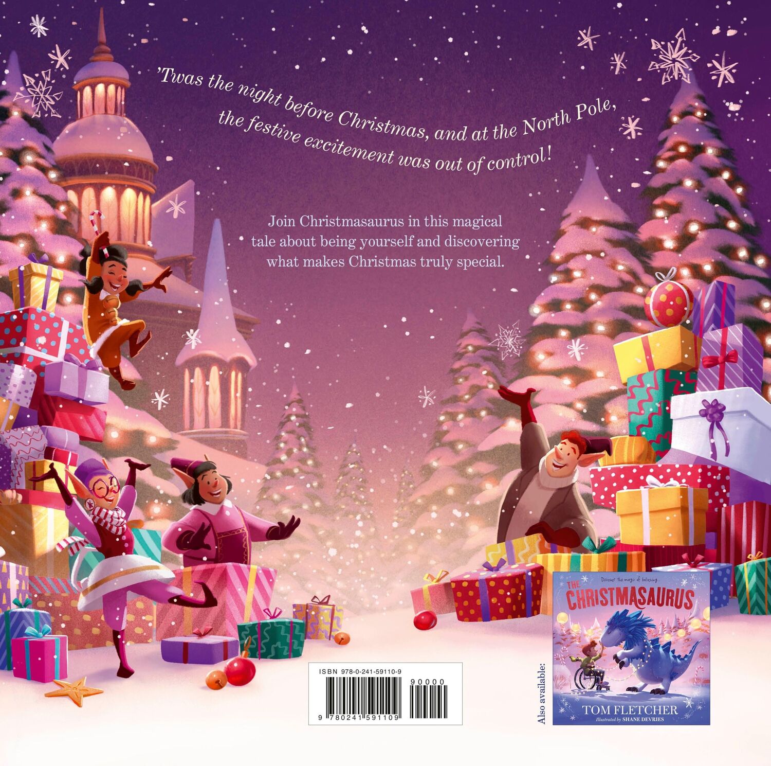 Rückseite: 9780241591109 | The Christmasaurus and the Night Before Christmas | Tom Fletcher