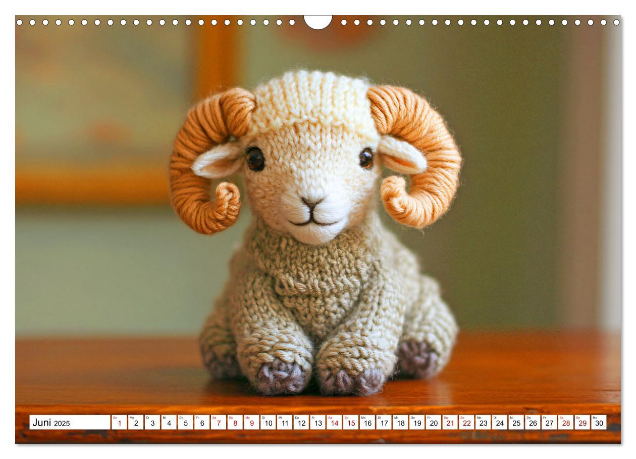 Bild: 9783457199114 | Strick-Safari - Gestrickte Tiere zum Verlieben (Wandkalender 2025...