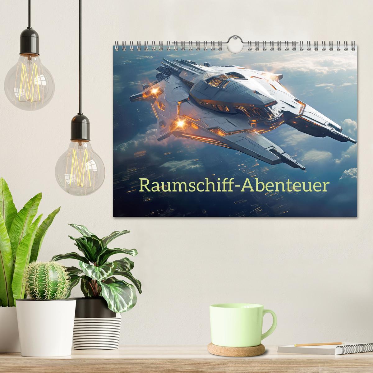 Bild: 9783383780691 | Raumschiff-Abenteuer (Wandkalender 2025 DIN A4 quer), CALVENDO...