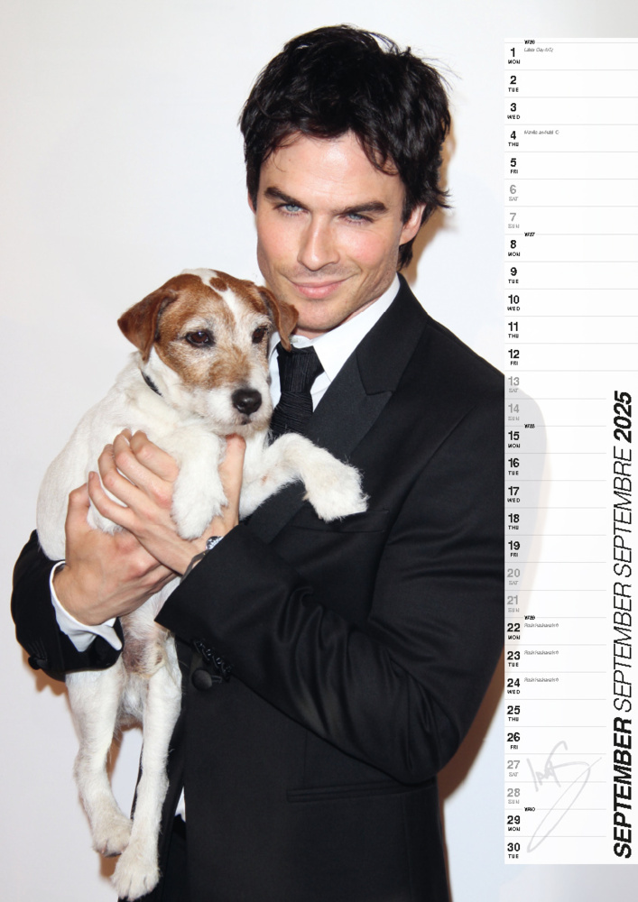 Bild: 9798893610185 | Ian Somerhalder Offizieller Kalender 2025 | Kalender | 14 S. | Deutsch