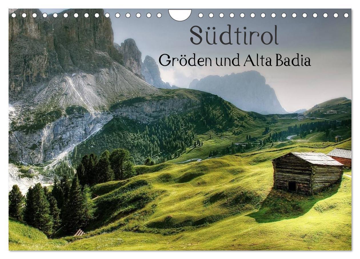 Cover: 9783435809486 | Südtirol - Gröden und Alta Badia (Wandkalender 2025 DIN A4 quer),...