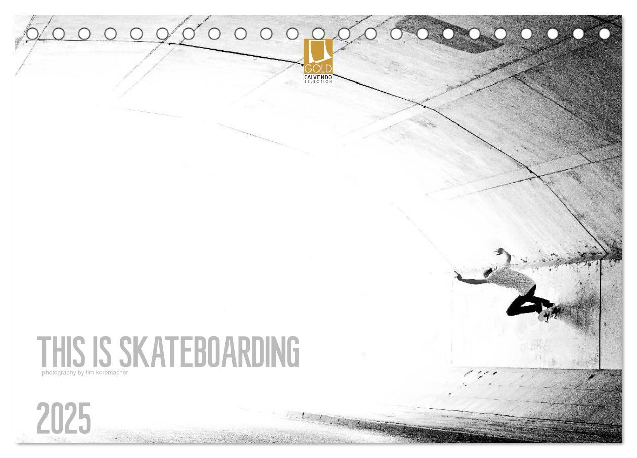 Cover: 9783435752386 | THIS IS SKATEBOARDING 2025 (Tischkalender 2025 DIN A5 quer),...