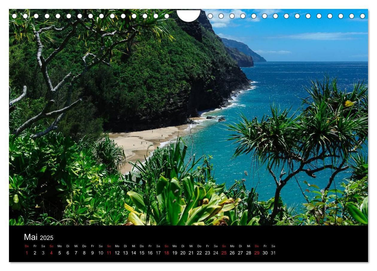 Bild: 9783435743285 | Hawaii - Kauai (Wandkalender 2025 DIN A4 quer), CALVENDO...