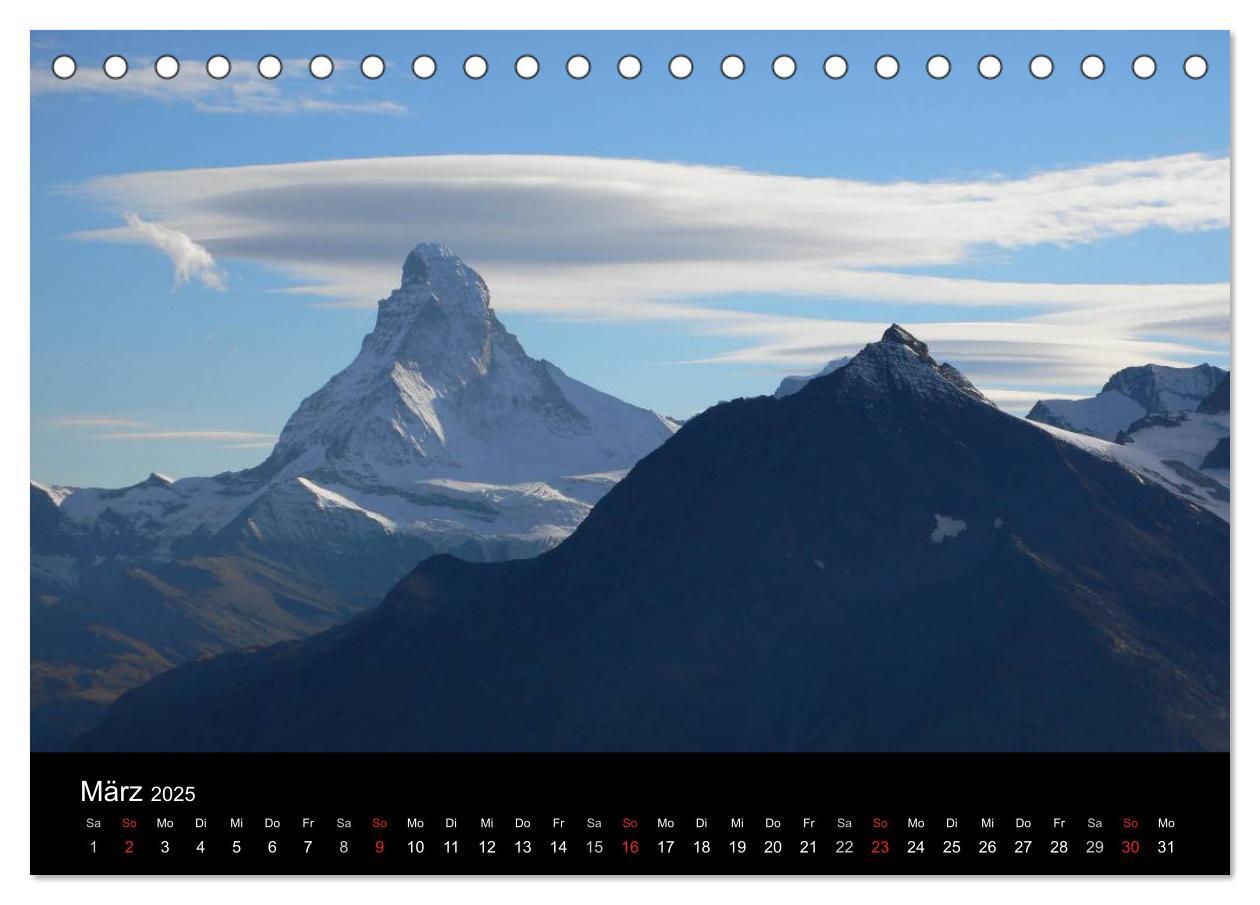 Bild: 9783435716043 | Faszination Matterhorn (Tischkalender 2025 DIN A5 quer), CALVENDO...