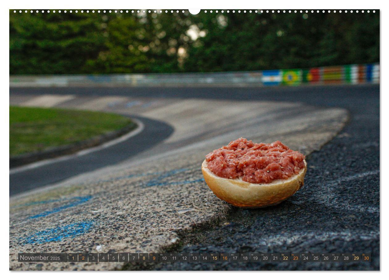 Bild: 9783383894046 | Nürburgring - Mettbrötchenkalender (Wandkalender 2025 DIN A2 quer),...