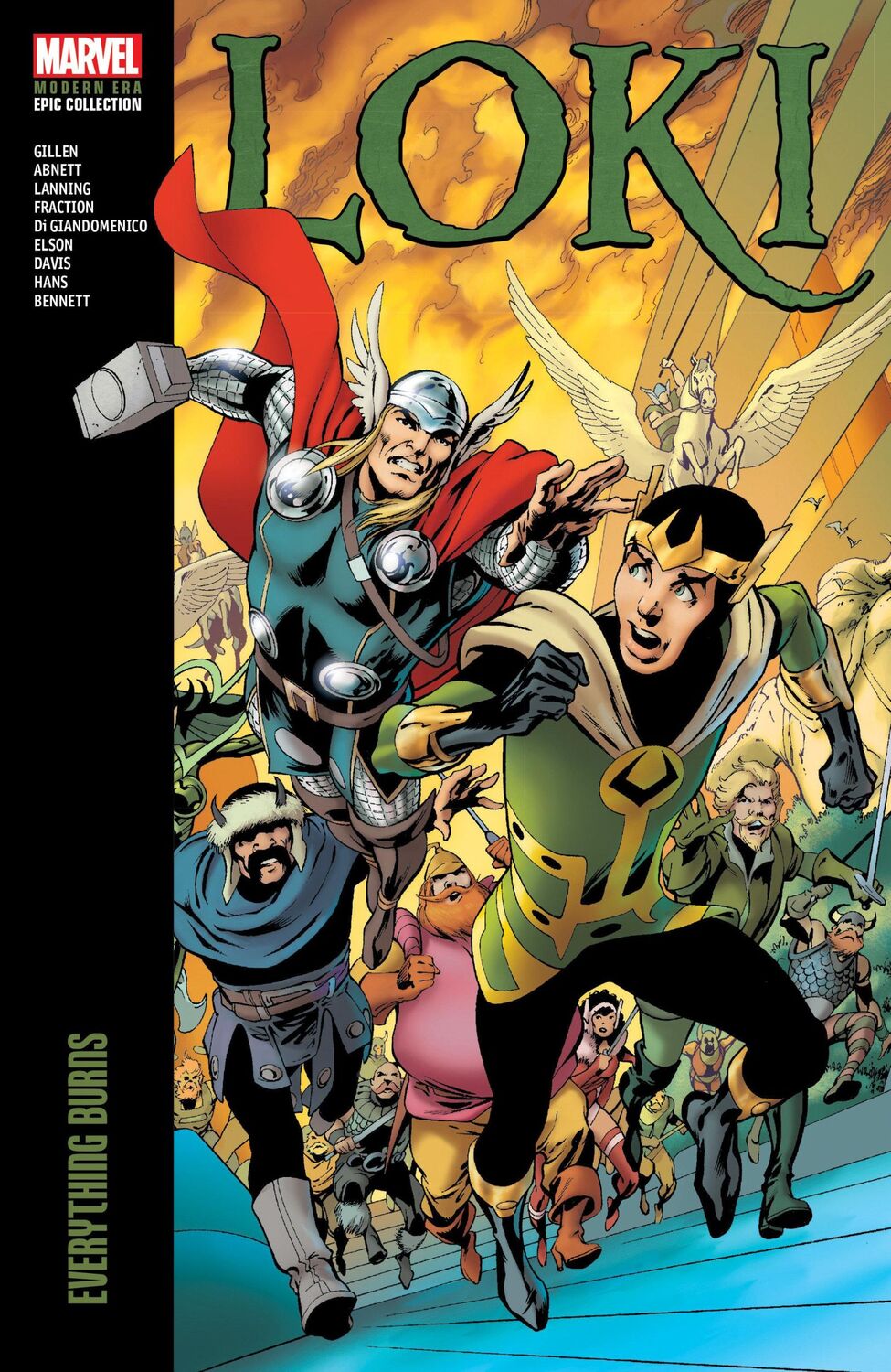 Cover: 9781302952655 | Loki Modern Era Epic Collection: Everything Burns | Gillen (u. a.)