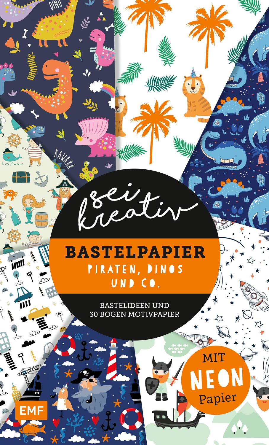 Cover: 9783745903768 | Sei kreativ! - Bastelpapier Piraten, Dinos und Co. - Bastelideen...