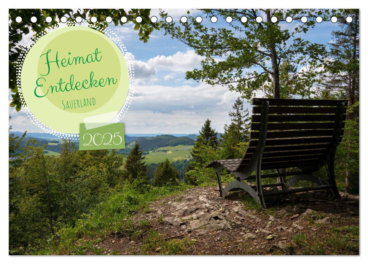 Cover: 9783383897573 | Heimat Entdecken: Sauerland (Tischkalender 2025 DIN A5 quer),...