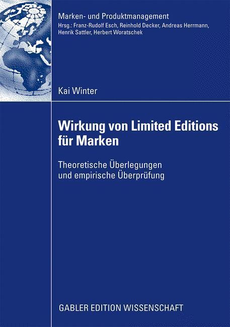 Cover: 9783834916808 | Wirkung von Limited Editions für Marken | Kai Winter | Taschenbuch
