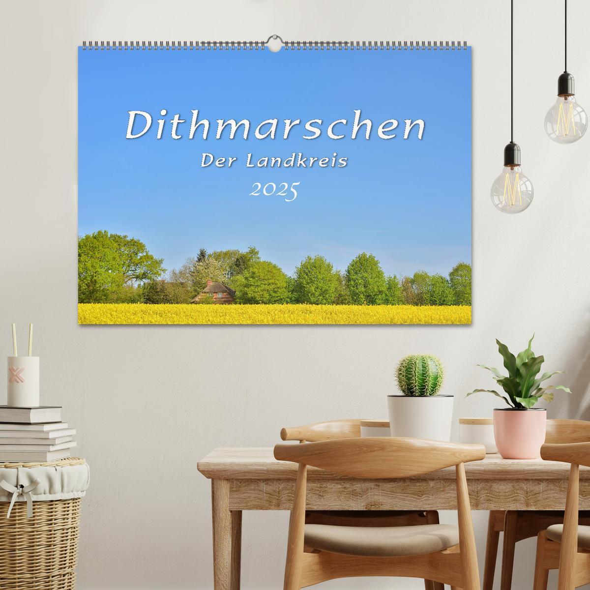 Bild: 9783435740796 | Dithmarschen - Der Landkreis (Wandkalender 2025 DIN A2 quer),...