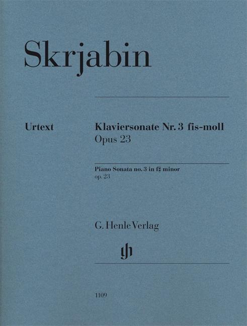 Cover: 9790201811093 | Piano Sonata No.3 in F Sharp minor Op.23 | Alexander Skrjabin | Buch