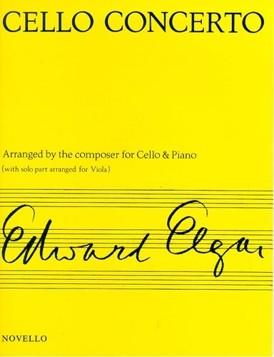Cover: 9780853602545 | Concerto for Cello Op. 85: Arranged for Viola &amp; Piano | Taschenbuch