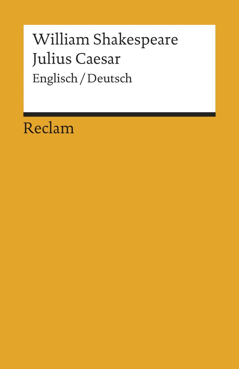 Cover: 9783150098165 | Julius Caesar | William Shakespeare | Taschenbuch | Deutsch | 1986