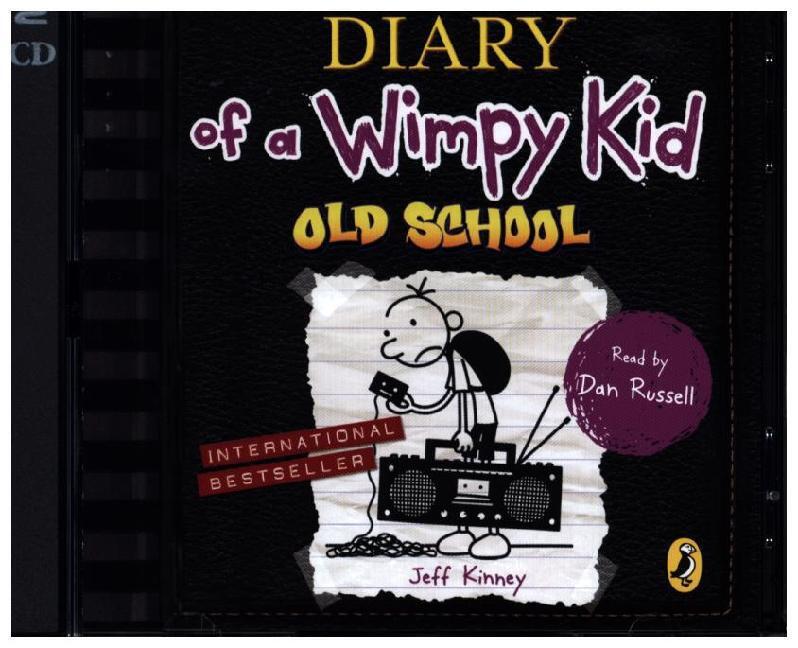 Cover: 9780141366555 | Diary of a Wimpy Kid - Old School, 2 Audio-CDs, 2 Audio-CD | Kinney