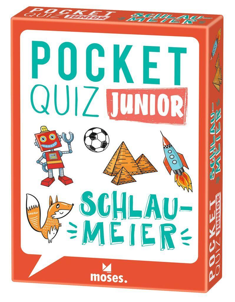 Cover: 9783964551054 | Pocket Quiz junior Schlaumeier | Nicola Berger | Spiel | Deutsch