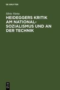 Cover: 9783484701502 | Heideggers Kritik am Nationalsozialismus und an der Technik | Vietta