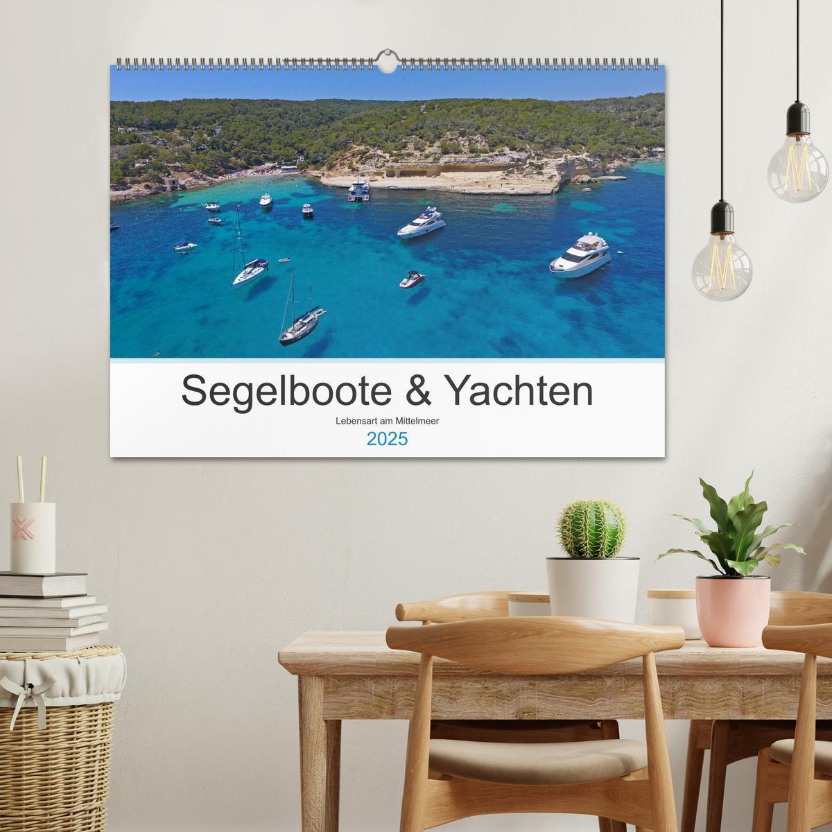 Bild: 9783435125647 | Segelboote und Yachten - Lebensart am Mittelmeer (Wandkalender 2025...