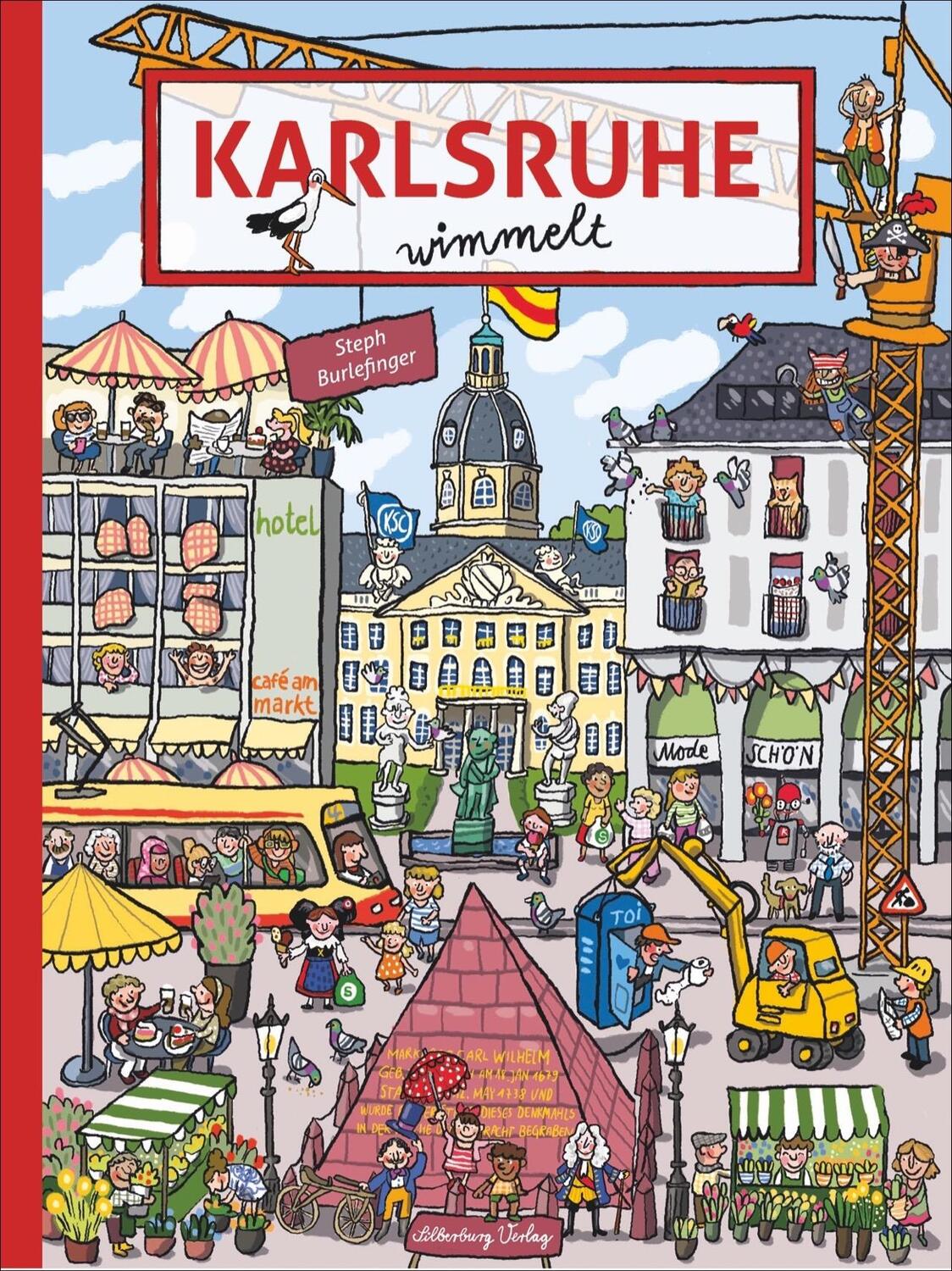 Cover: 9783842521018 | Karlsruhe wimmelt | Steph Burlefinger | Buch | Deutsch | 2018