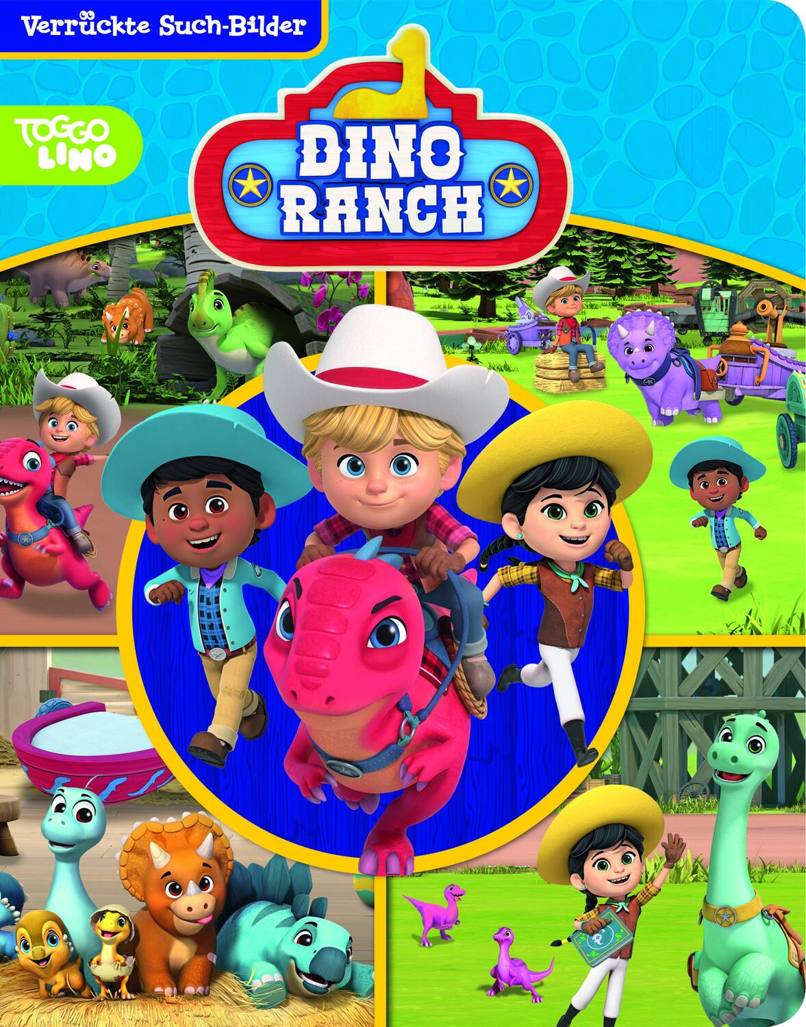 Cover: 9781503766471 | Dino Ranch - Verrückte Such-Bilder, groß - Wimmelbuch für Kinder ab...