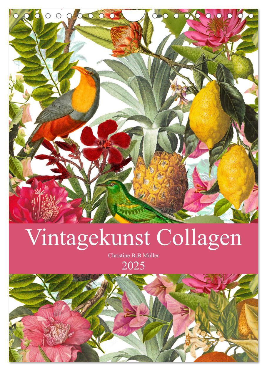 Cover: 9783435963508 | Vintagekunst Collagen (Wandkalender 2025 DIN A4 hoch), CALVENDO...