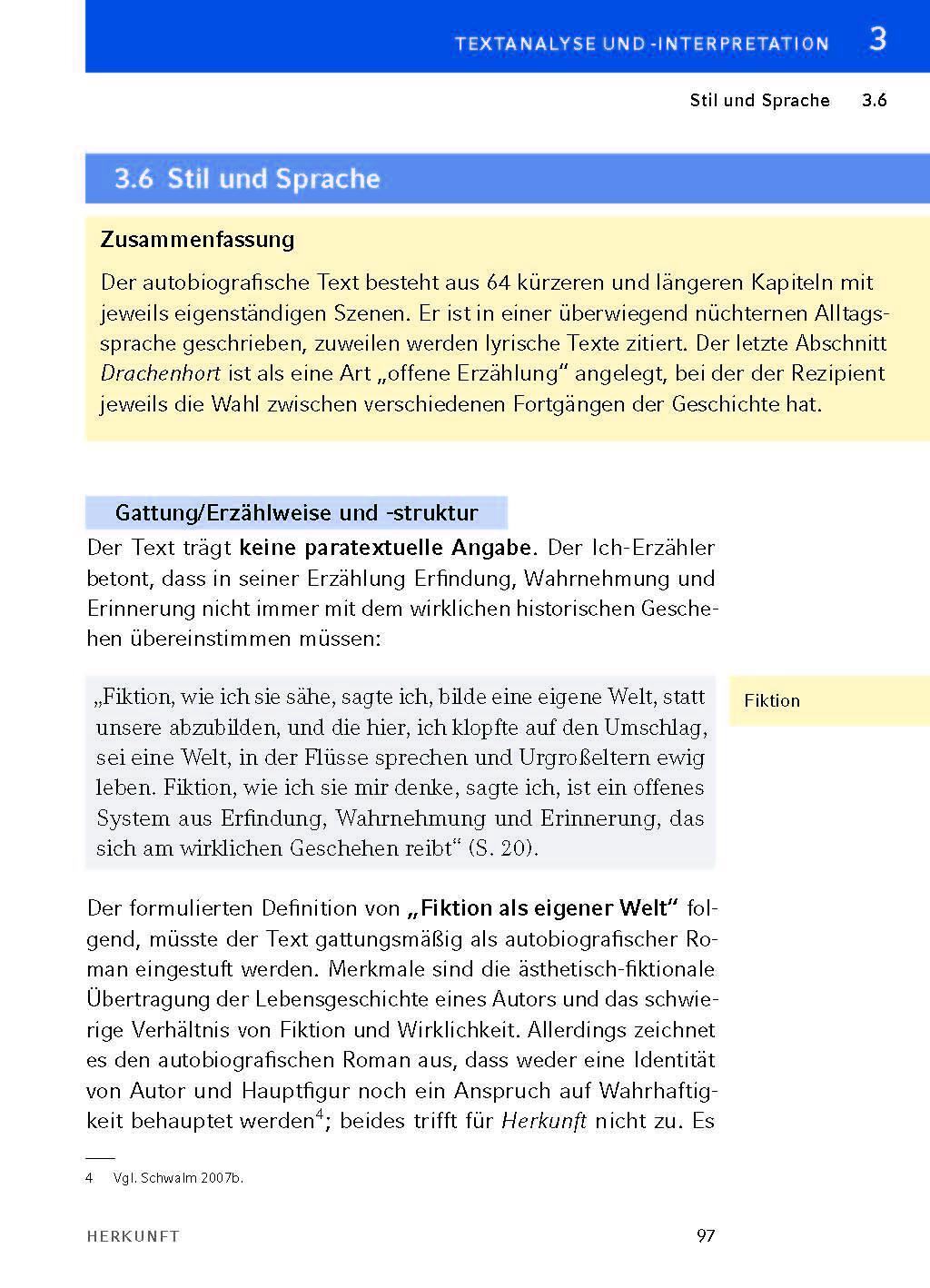 Bild: 9783804420656 | Herkunft - Textanalyse und Interpretation | Sasa Stanisic | Buch