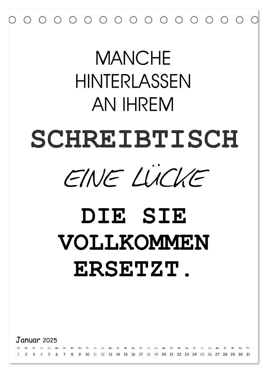 Bild: 9783435958191 | Typo-Kalender für das Büro. Gemeine und lustige Sprüche...