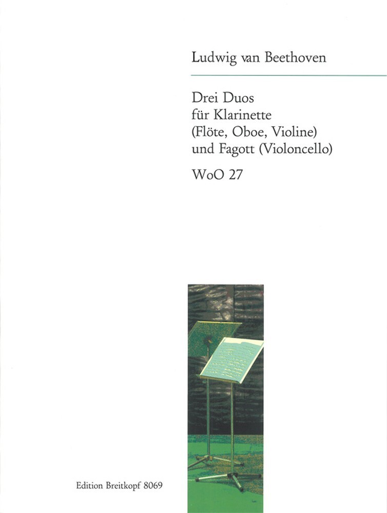 Cover: 9790004174548 | Duos(3) Woo27 | Ludwig van Beethoven | Buch | Breitkopf &amp; Härtel