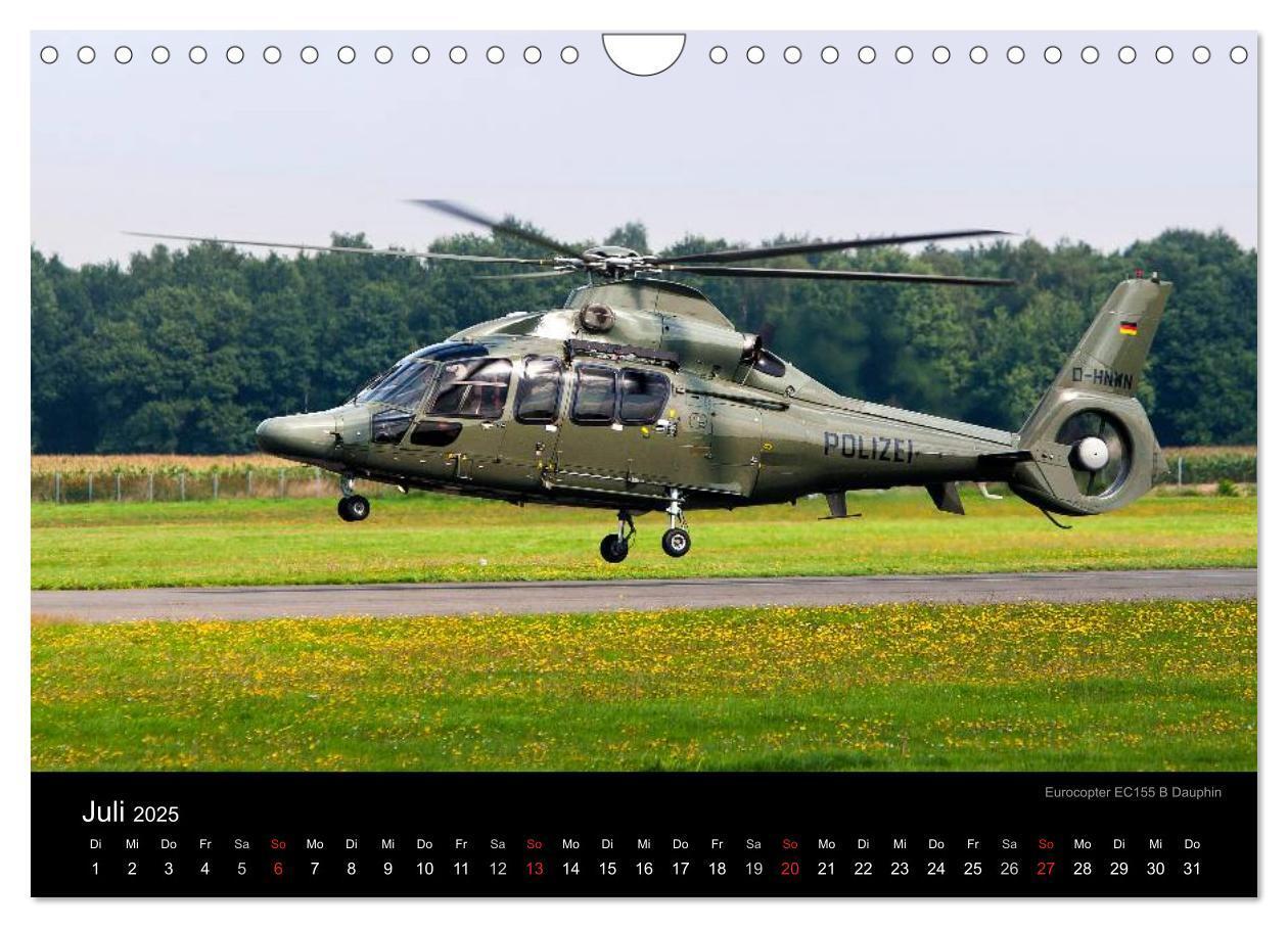 Bild: 9783435822836 | Helicopter 2025 (Wandkalender 2025 DIN A4 quer), CALVENDO...