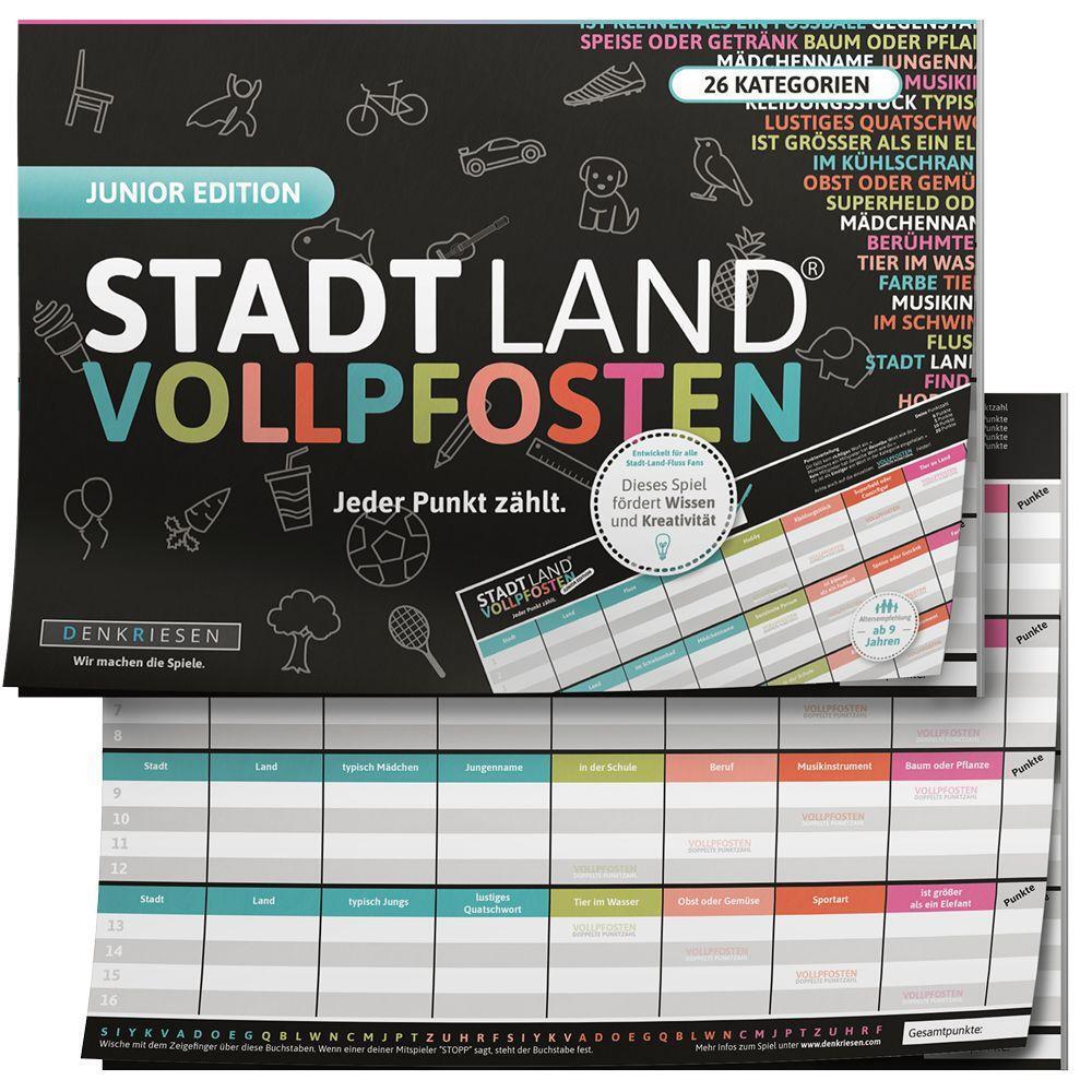 Cover: 4260528090105 | STADT LAND VOLLPFOSTEN® - JUNIOR EDITION - Für Kinder und Jugendliche