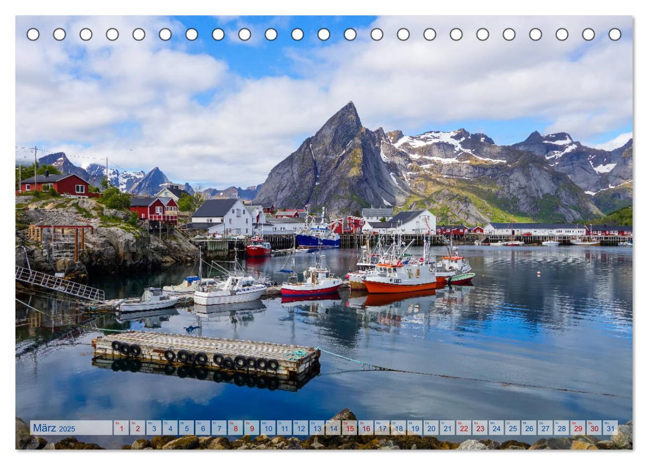 Bild: 9783435411887 | Die Lofoten - Eine Bilder-Reise (Tischkalender 2025 DIN A5 quer),...