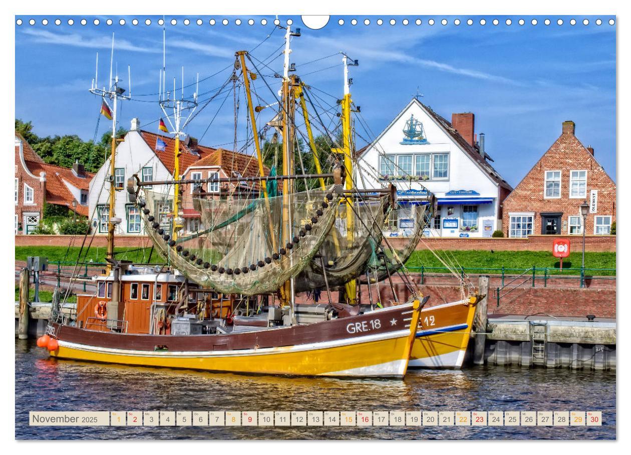 Bild: 9783435433568 | Reise an die Nordsee - Greetsiel (Wandkalender 2025 DIN A3 quer),...