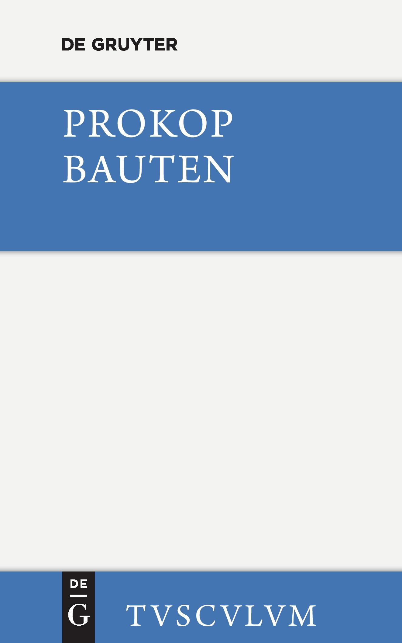 Cover: 9783110363517 | Bauten. Beschreibung der Hagia Sophia [mit einem archäologischen...