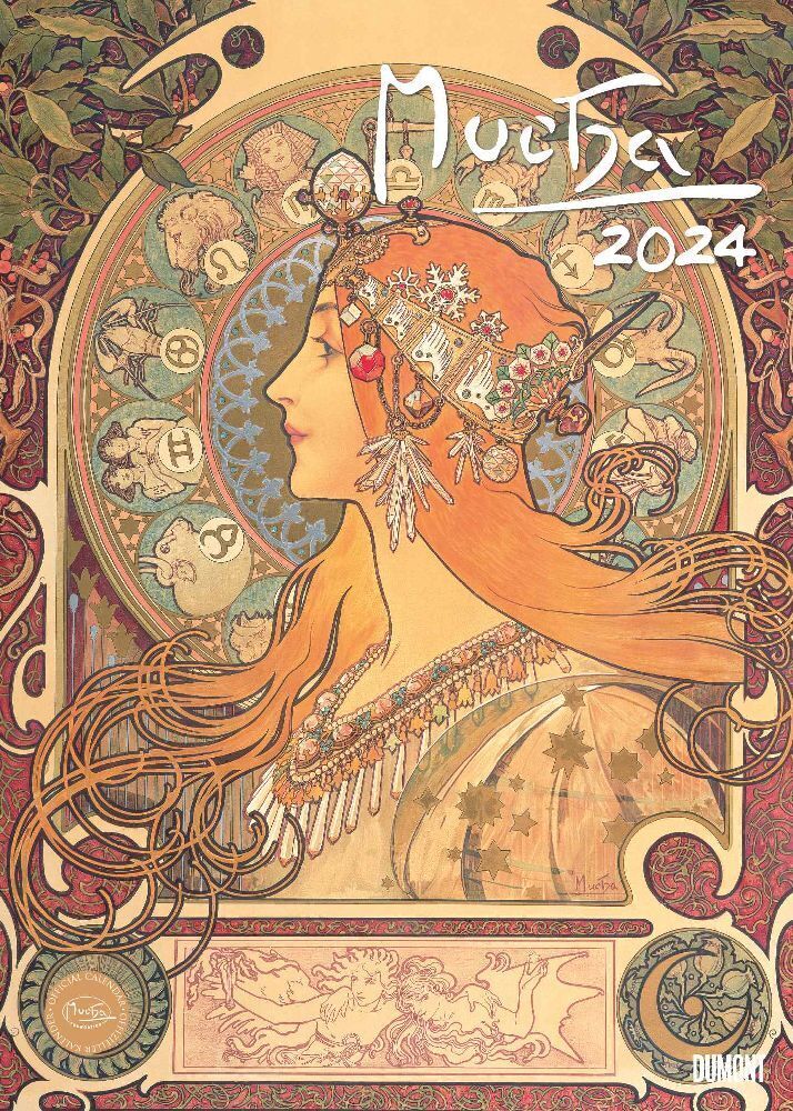 Cover: 4250809650982 | Mucha 2024 - Kunst-Kalender - Poster-Kalender - 50x70 | Kalender