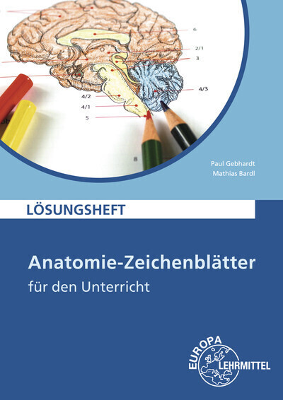 Cover: 9783808568101 | Anatomie-Zeichenblätter für den Unterricht, Lösungsheft | Taschenbuch