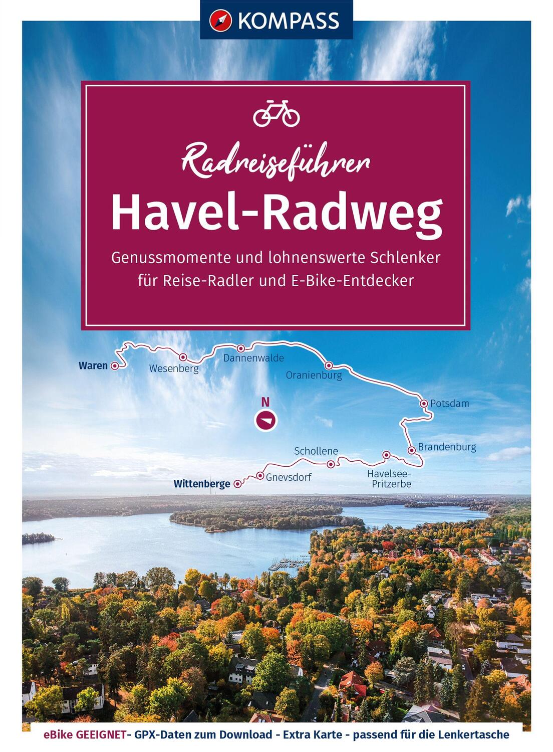Cover: 9783991213284 | KOMPASS Radreiseführer Havel-Radweg | KOMPASS-Karten GmbH | Buch