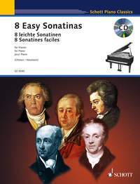 Cover: 9790001139847 | 8 Easy Sonatines | Von Clementi bis Beethoven. Klavier. Ausgabe mit CD
