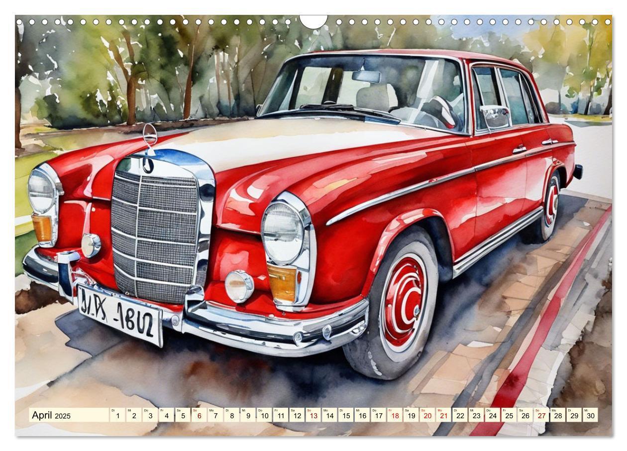 Bild: 9783383812941 | Oldtimer - Kultmodelle aus den 1960er Jahren (Wandkalender 2025 DIN...