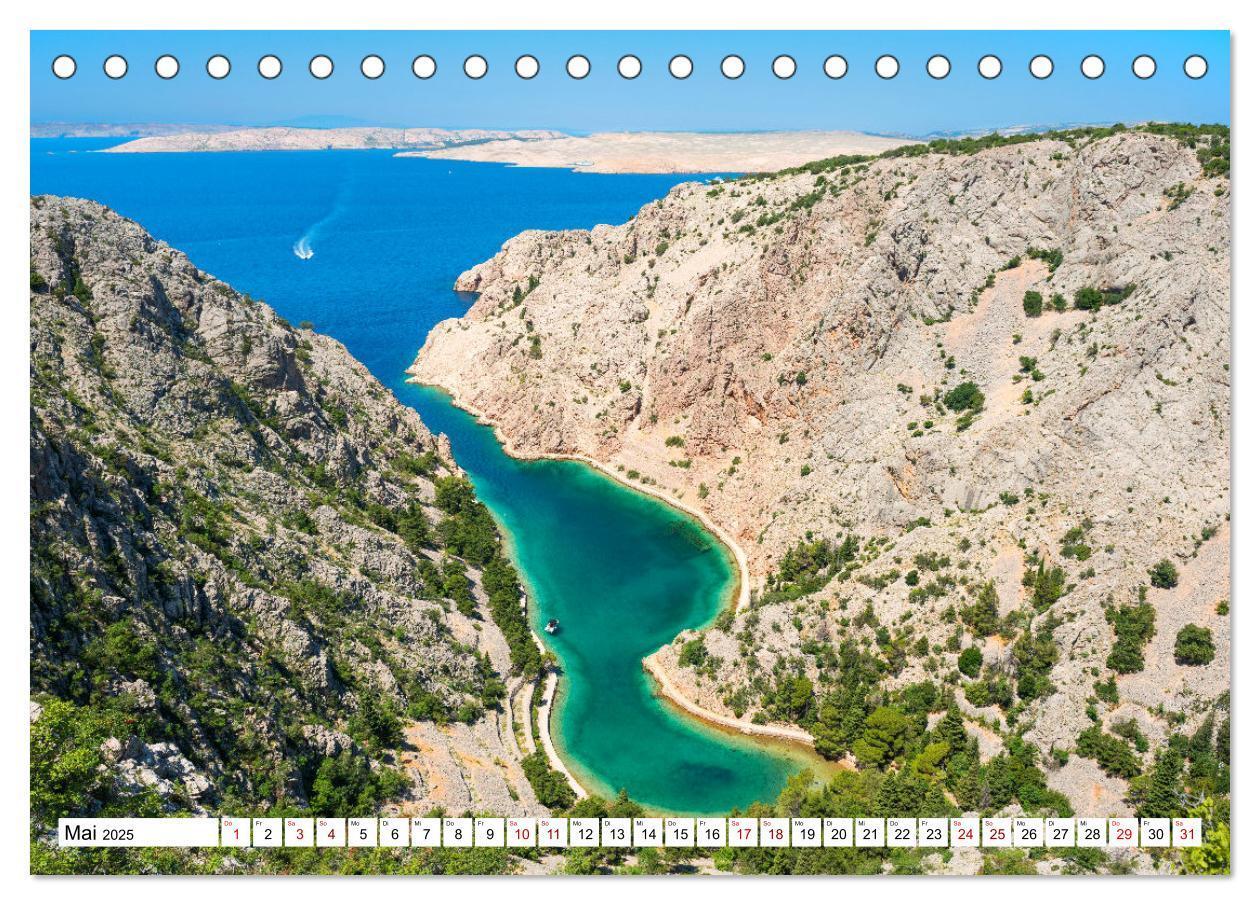 Bild: 9783383791710 | Kroatien - Perle des Balkans (Tischkalender 2025 DIN A5 quer),...