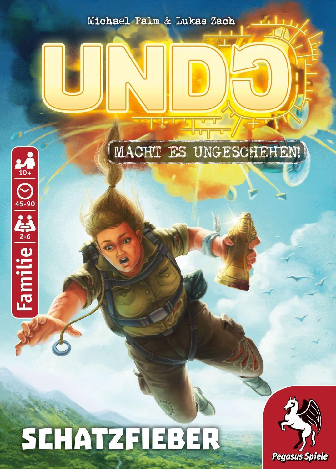 Cover: 4250231725395 | UNDO - Schatzfieber | Spiel | Deutsch | 2019 | Pegasus