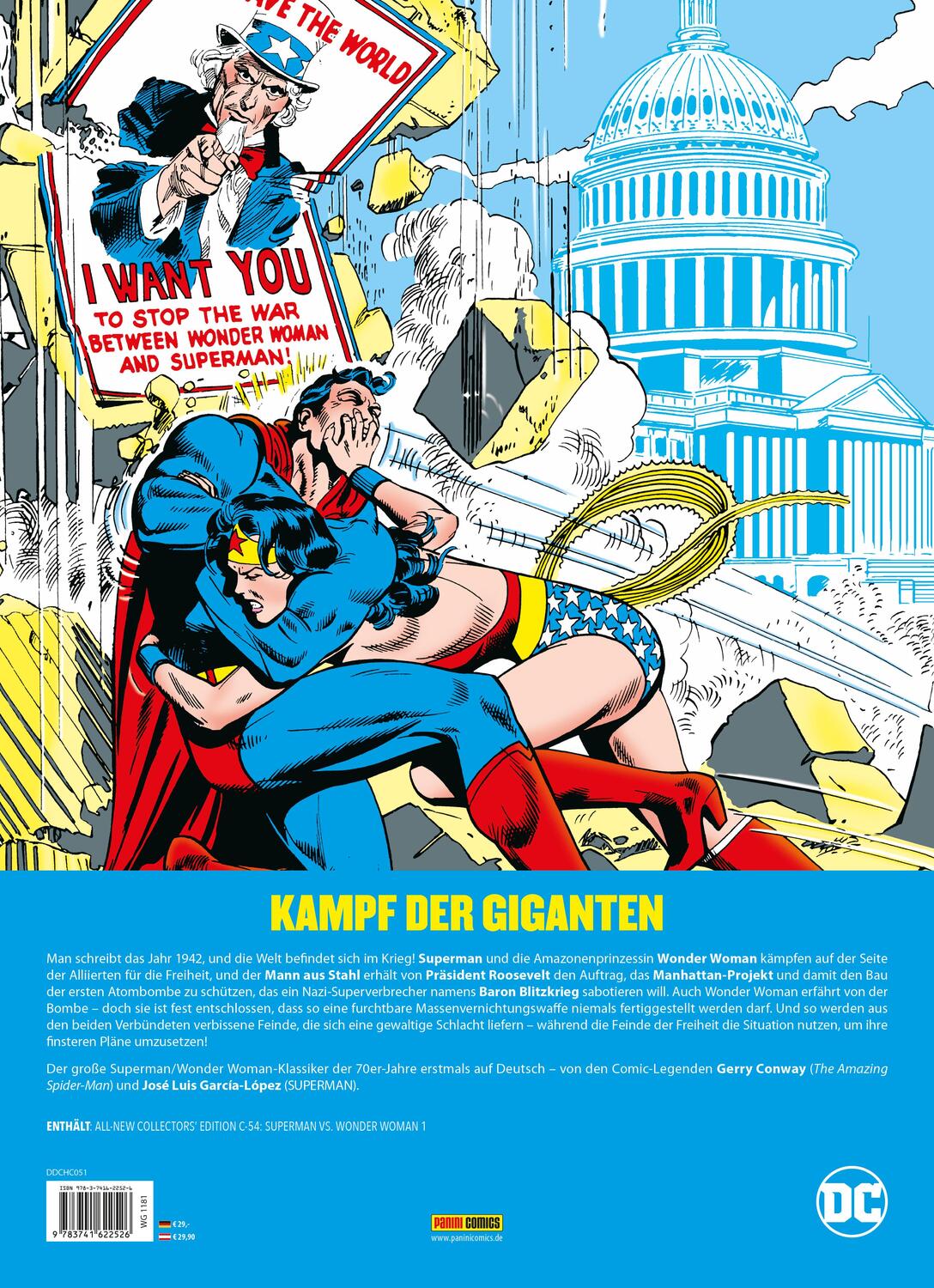 Rückseite: 9783741622526 | Superman vs. Wonder Woman | Gerry Conway (u. a.) | Buch | Deutsch