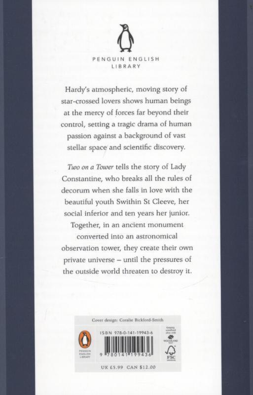 Rückseite: 9780141199436 | Two on a Tower | Thomas Hardy | Taschenbuch | Englisch | 2012