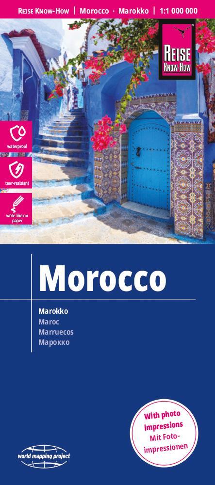 Cover: 9783831773060 | Reise Know-How Landkarte Marokko (1:1.000.000) | Rump | (Land-)Karte
