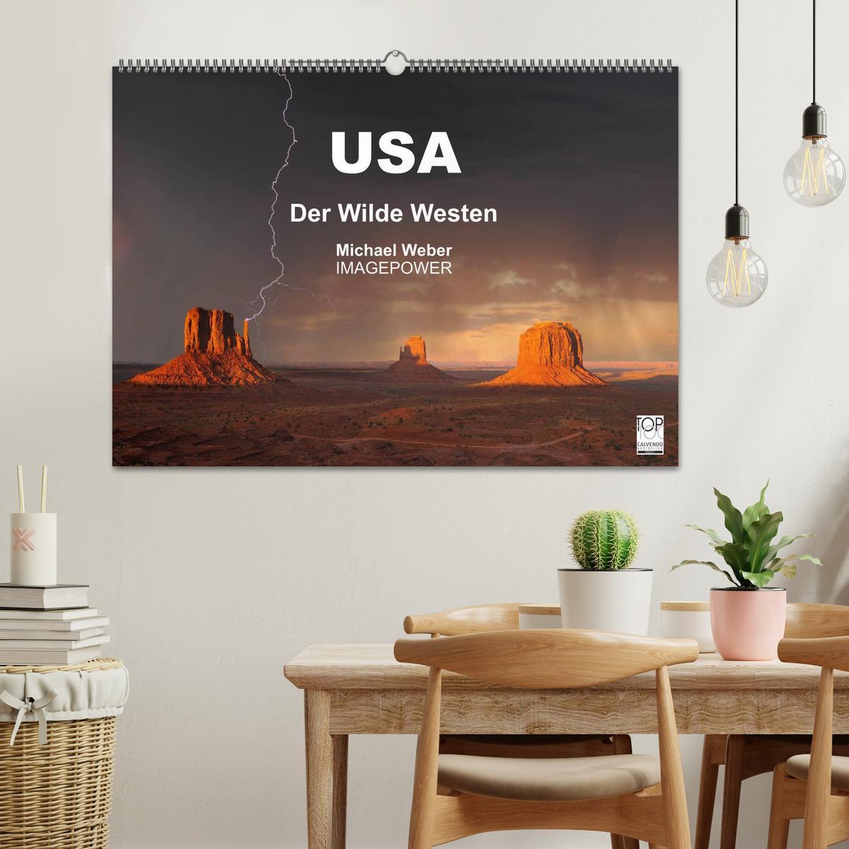 Bild: 9783435799923 | USA - Der Wilde Westen (Wandkalender 2025 DIN A2 quer), CALVENDO...